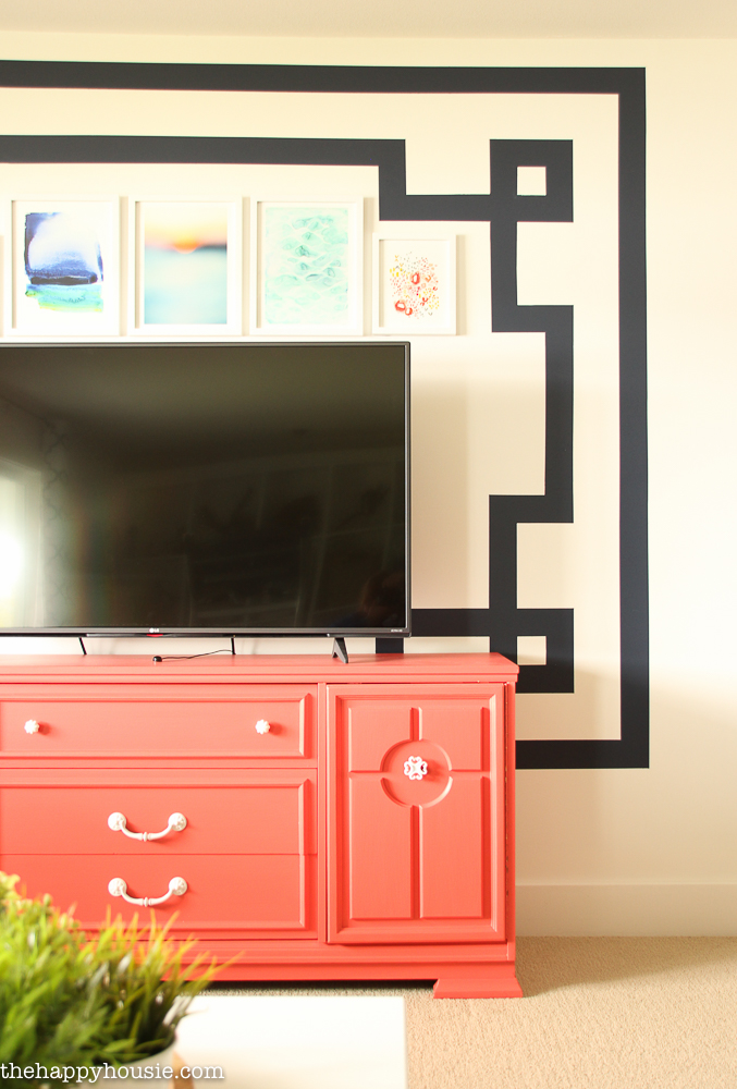 FrogTape Paintover Challenge Basement Family Room Makeover Reveal DIY-28