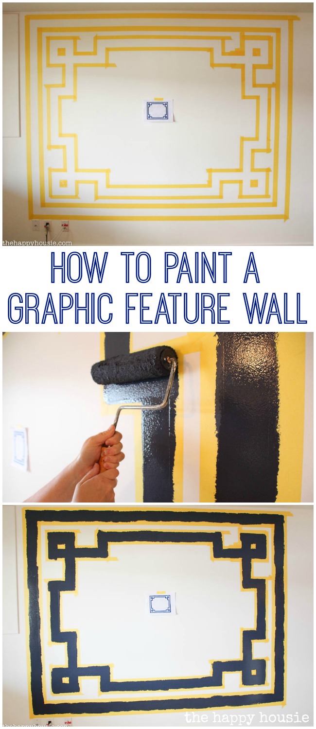 How to paint a graphic feature wall using FrogTape for Delicate Surfaces