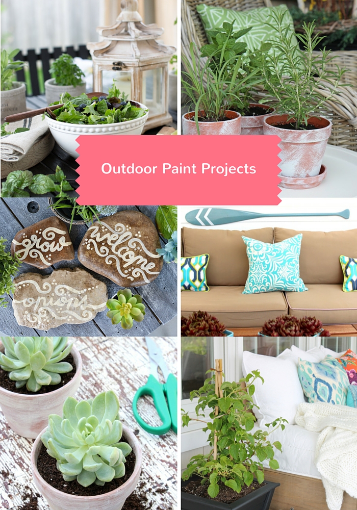 Outdoor Paint Projects graphic.