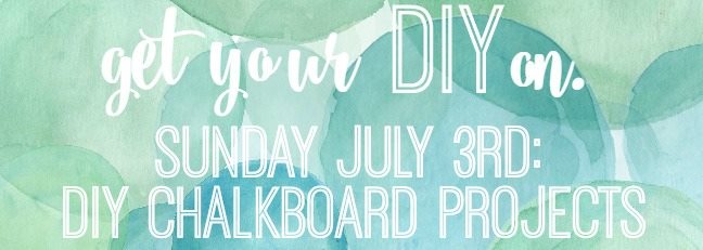 DIY Chalkboard Projects Graphic.