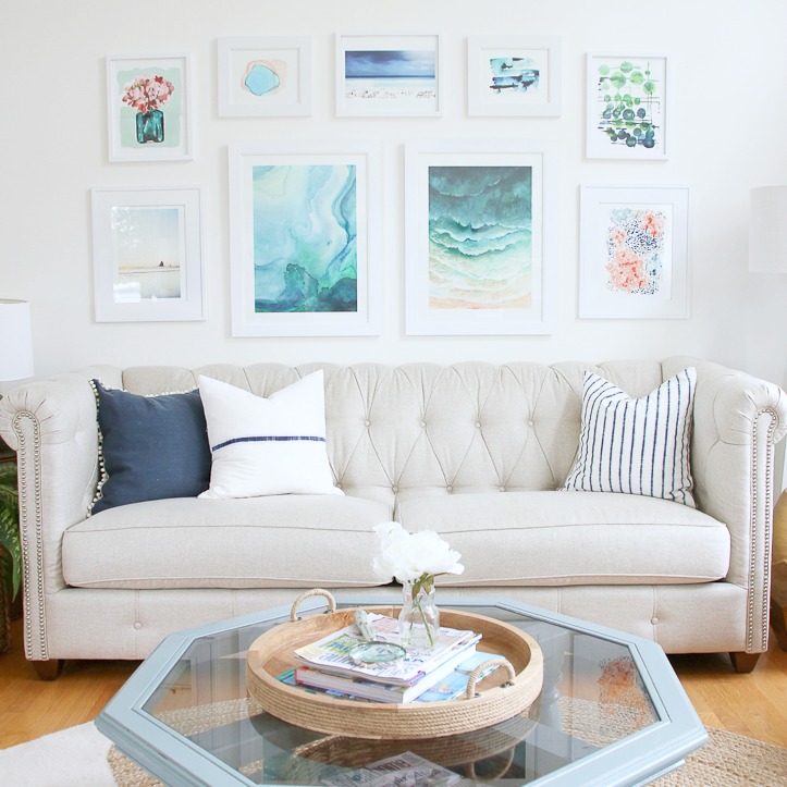 Choosing a Light Coloured Sofa {even with kids!}