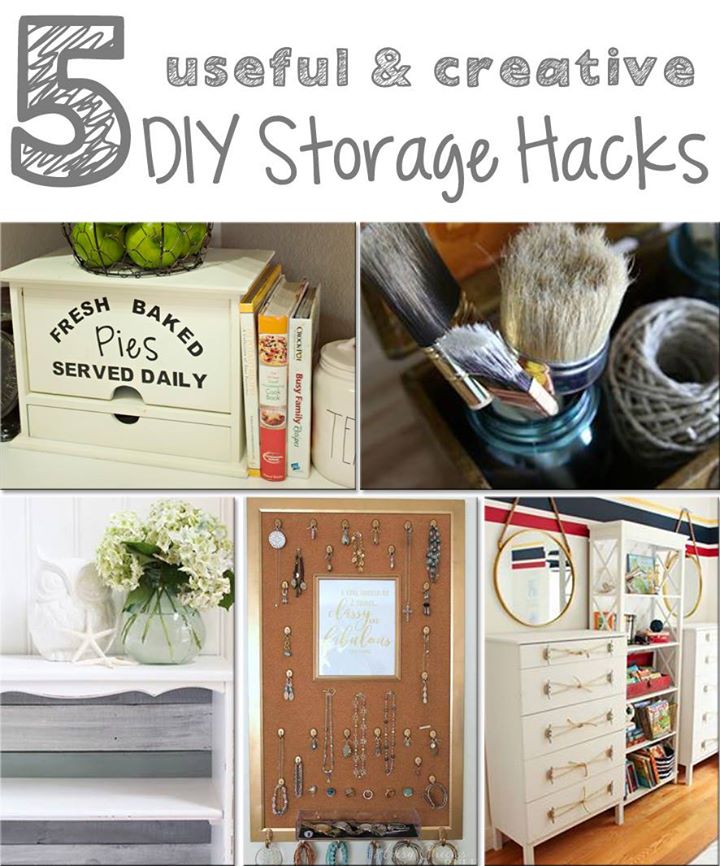 5 Creative DIY Storage Hacks for the DIY Challenge