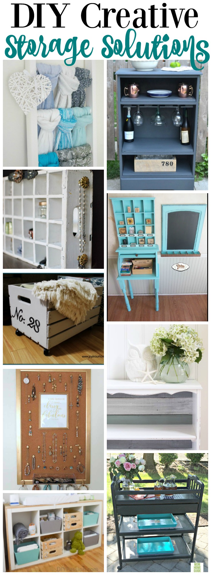 You will love these DIY Creative Storage Solutions