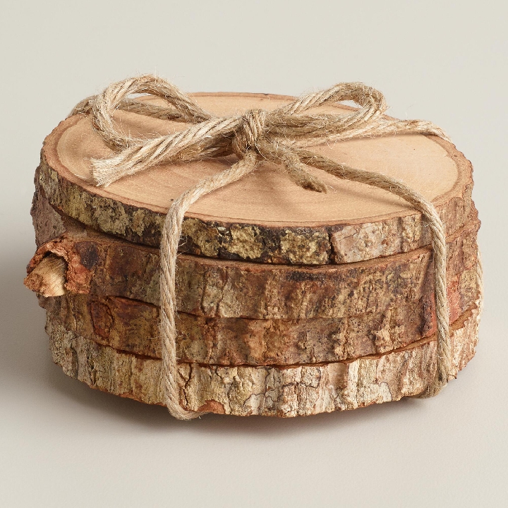 25-fab-fall-finds-under-25-wood-bark-coasters