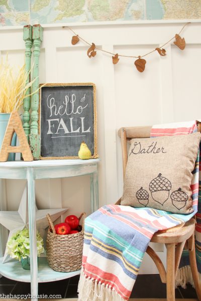 Bright & Airy Lake House Fall Home Tour {Part 1} | The Happy Housie