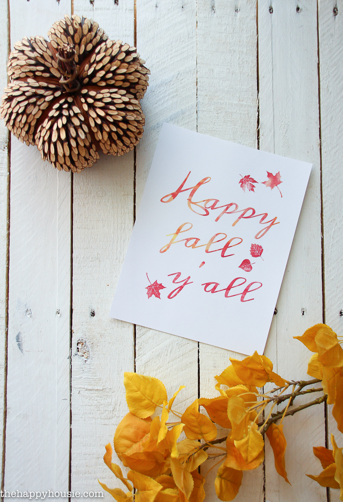 happy-fall-yall-and-hello-fall-free-printable-watercolour-art-and-a-fall-vignette-1-3