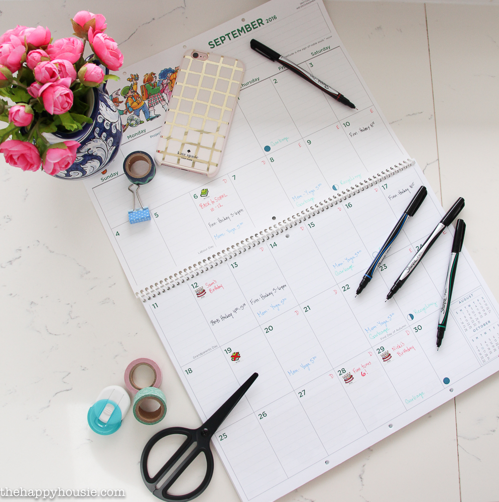 How to Stay Organized with Calendars and Planners -8