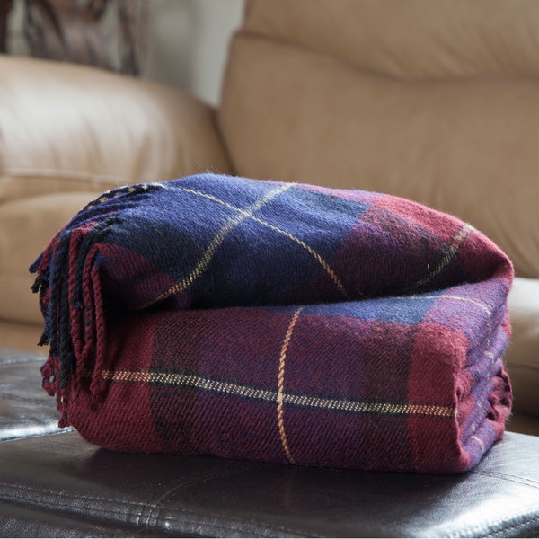 You'll love this stunning cashmere-like plaid throw from Overstock it's the perfect way to add some warmth to your decor this fall and winter affiliate link