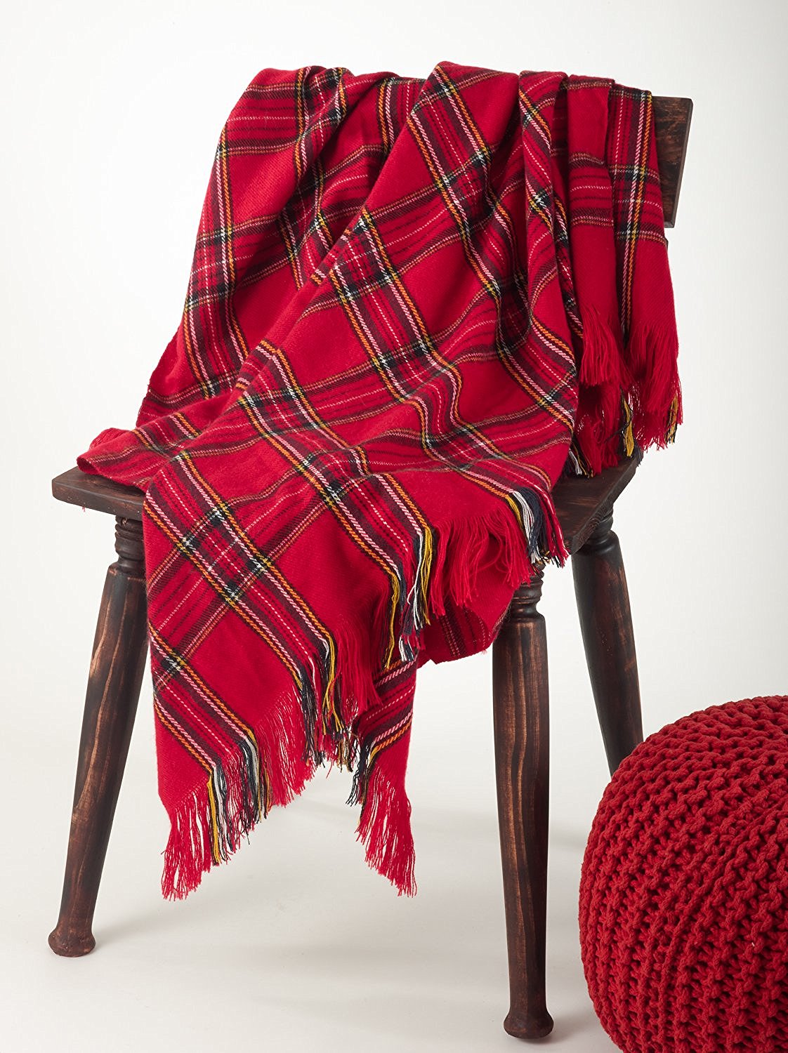 You'll love this stunning classic red plaid throw from Overstock it's the perfect way to add some warmth to your decor this fall and winter affiliate link
