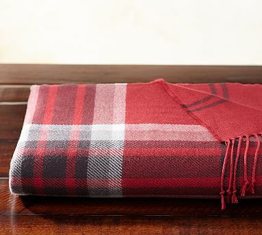 You'll love this stunning plaid throw from Pottery Barn it's the perfect way to add some warmth to your decor this fall and winter affiliate link