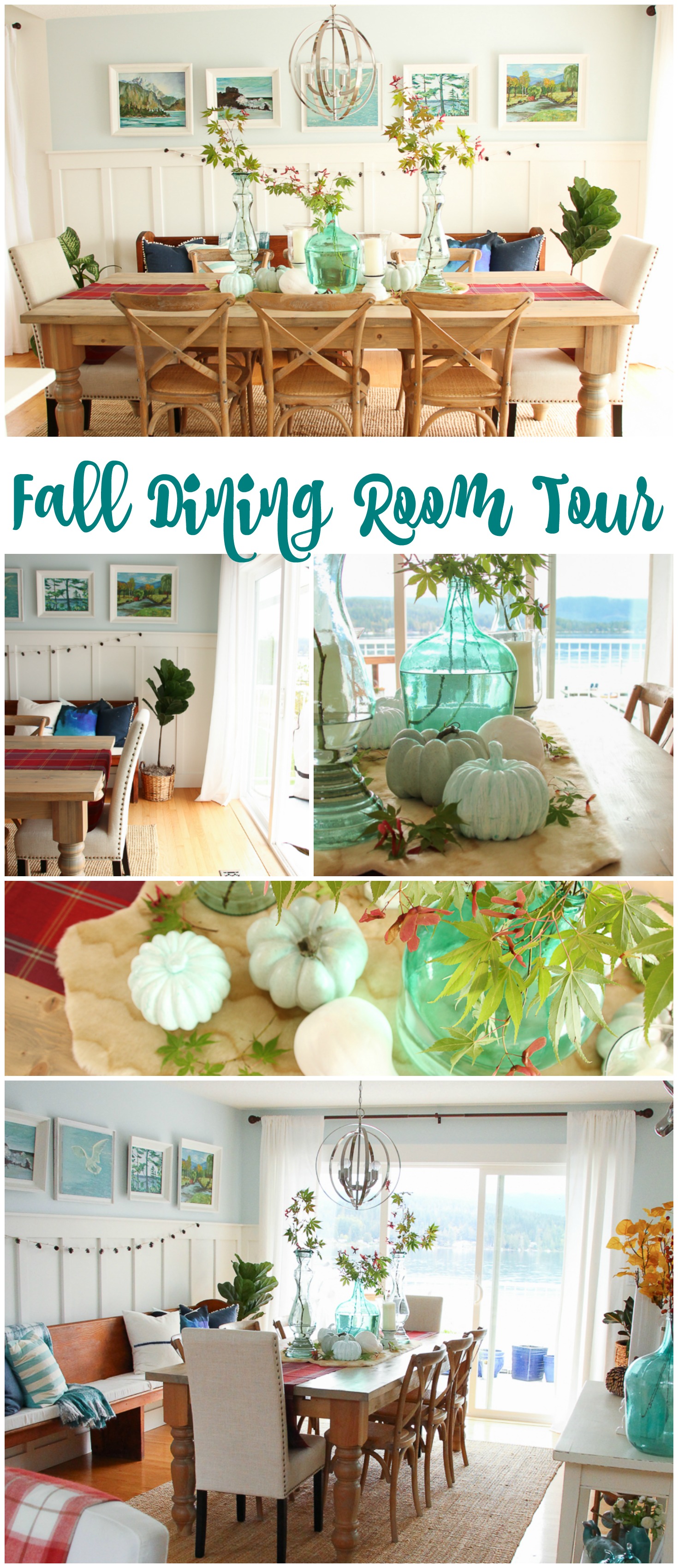 come-and-tour-this-light-bright-and-airy-fall-lakefront-dining-room-with-warm-fall-plaids-and-coastal-aquas-and-blues