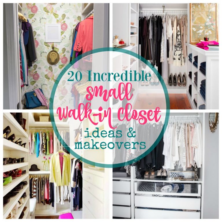 20 Incredible Small Walk-in Closet Ideas & Makeovers