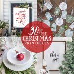 12 Plaid &amp; Buffalo Check Free Christmas Printables | The Happy Housie