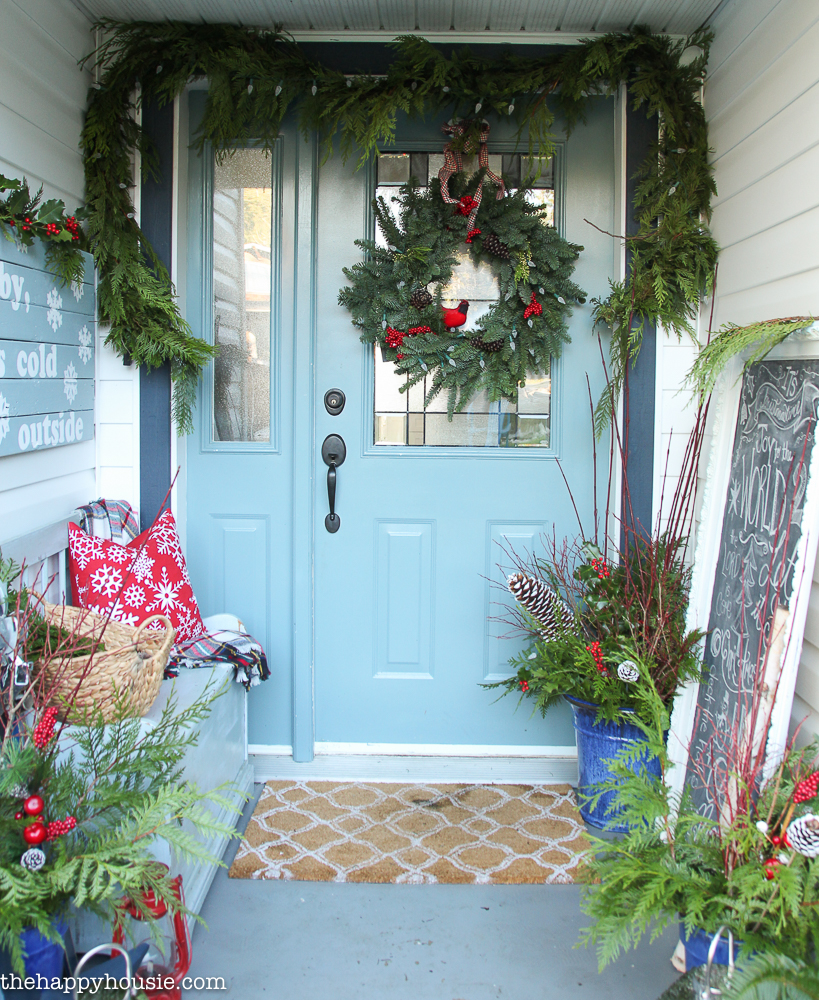 classic-red-plaid-christmas-front-porch-and-entry-hall-60