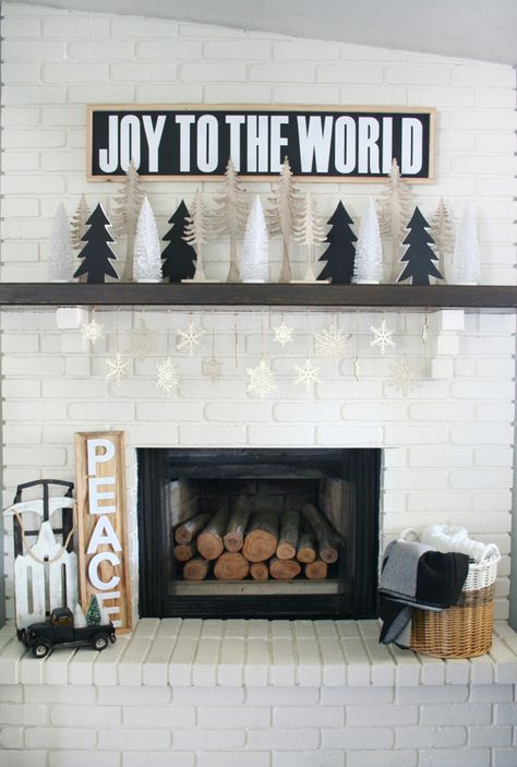 Joy To The World poster in black and white.