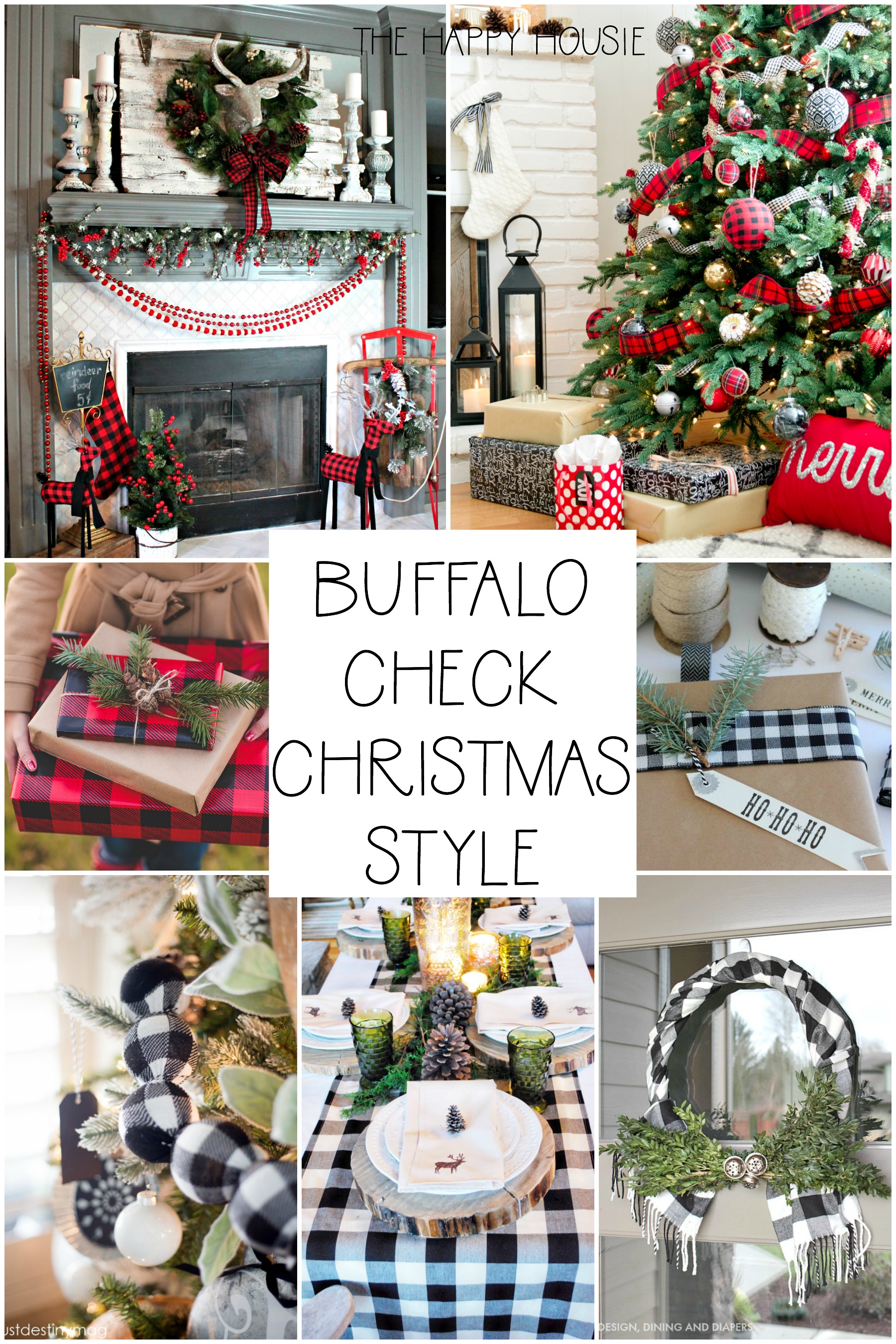 Buffalo Check Christmas Style poster.