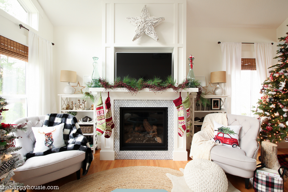 classic-red-and-plaid-christmas-living-room-decor-tour-with-all-through-the-house-christmas-tour-at-the-happy-housie-40