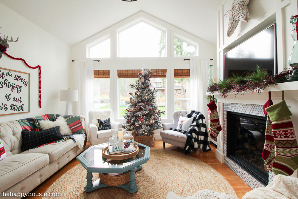 classic-red-and-plaid-christmas-living-room-decor-tour-with-all-through-the-house-christmas-tour-at-the-happy-housie-41