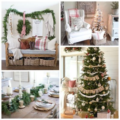 Classic Red & White Christmas Style Series | The Happy Housie