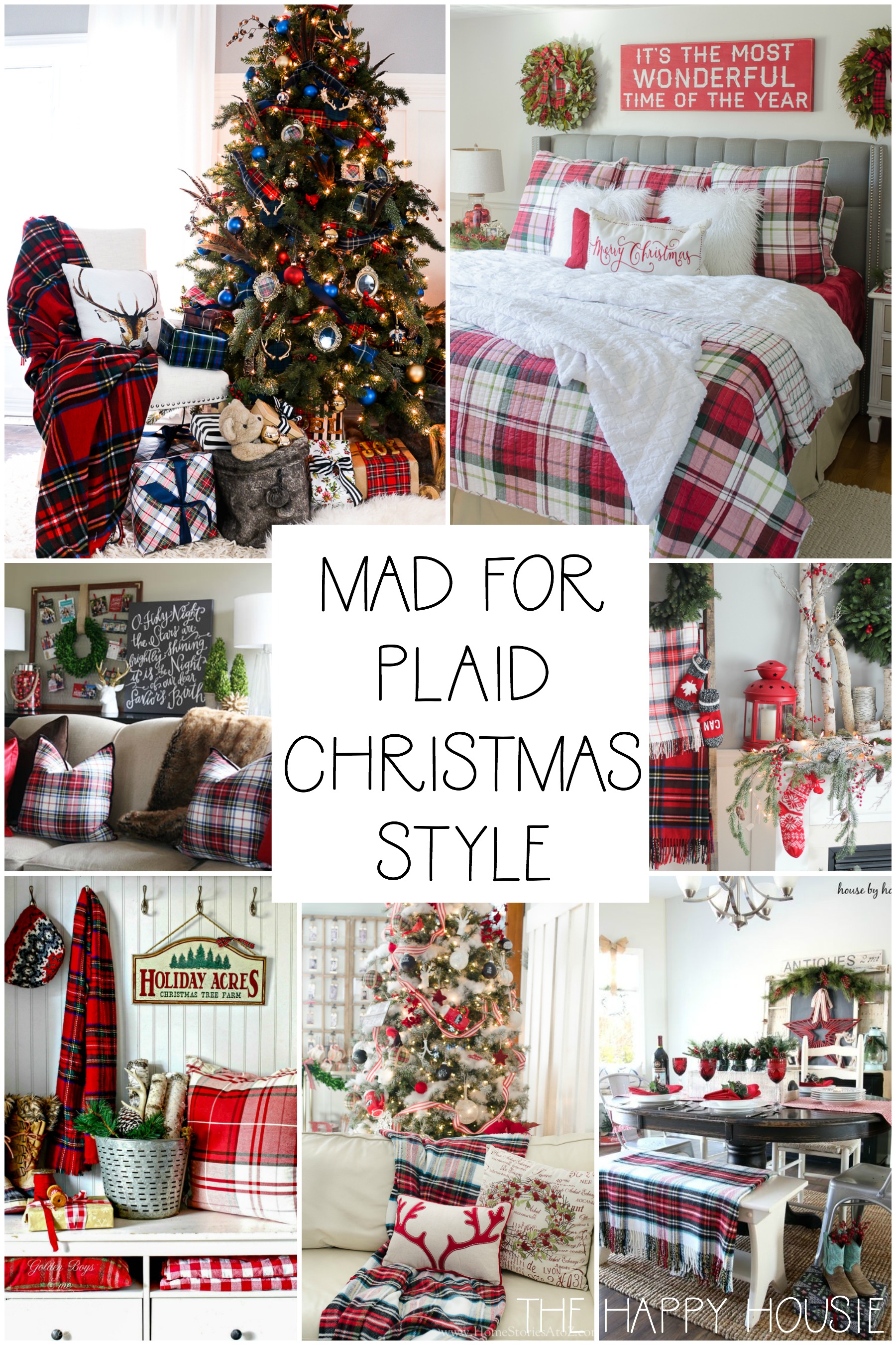 Mad For Plaid Christmas Style poster.