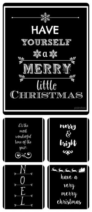Black &amp; White Christmas Style Series | The Happy Housie