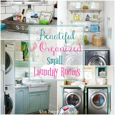 Beautifully Organized Small Laundry Rooms | The Happy Housie