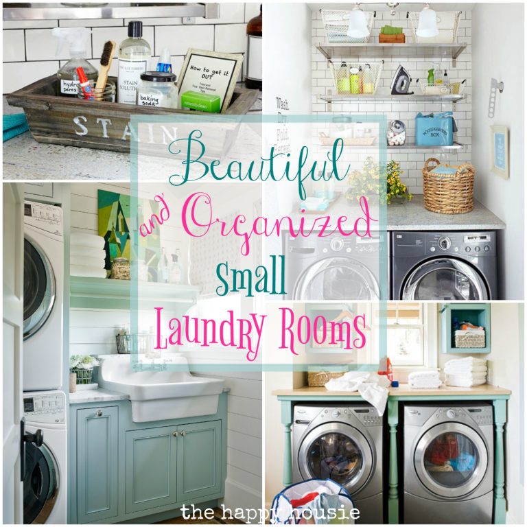 Beautifully Organized Small Laundry Rooms