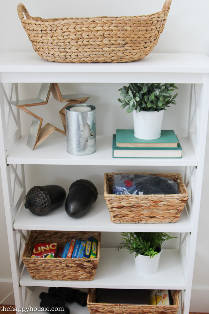 Cute Affordable Storage Solutions for organizing our living room bookshelf storage-10