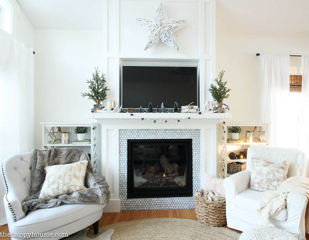 simple-rustic-natural-winter-mantel-decor-with-bottle-brush-trees-at-the-happy-housie-1-2