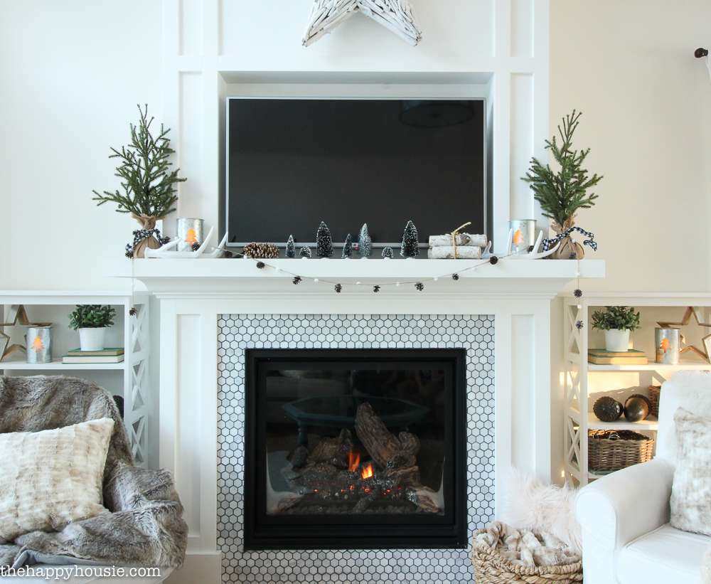 simple-rustic-natural-winter-mantel-decor-with-bottle-brush-trees-at-the-happy-housie-3-2