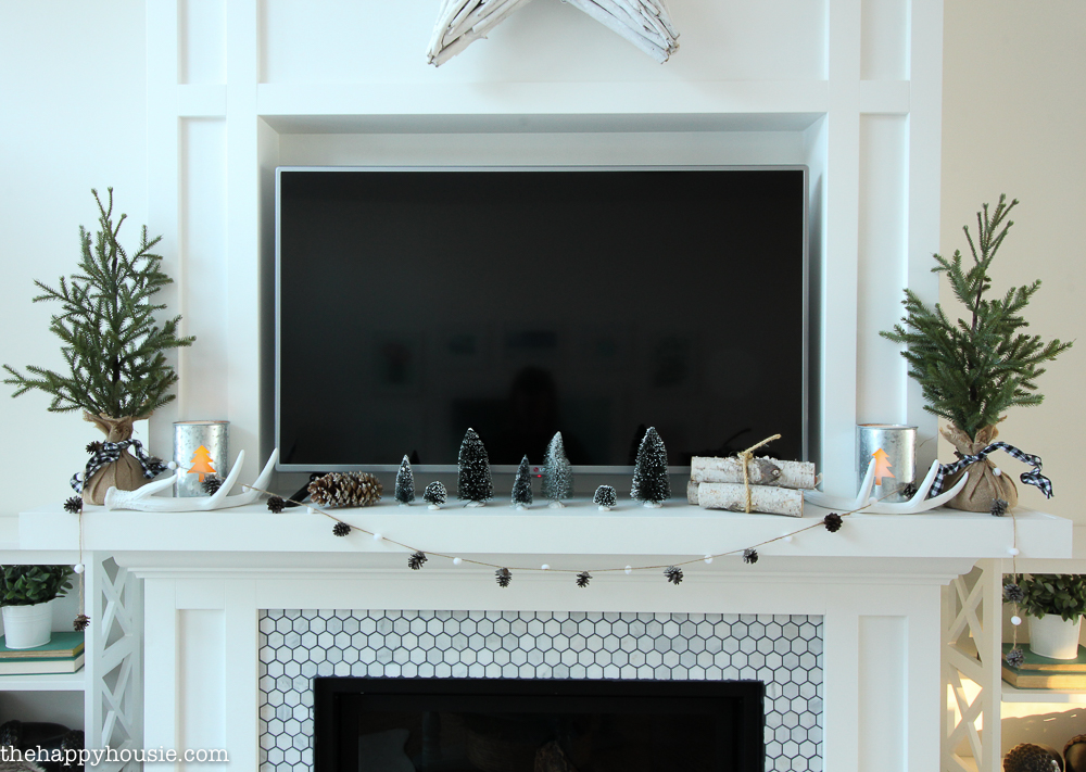 simple-rustic-natural-winter-mantel-decor-with-bottle-brush-trees-at-the-happy-housie-4-2