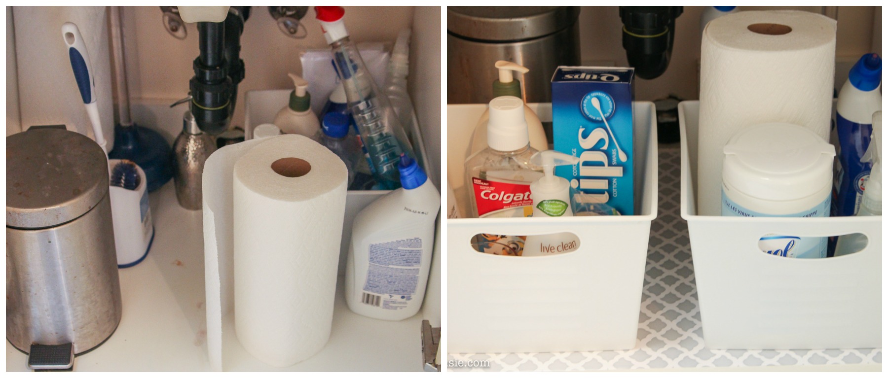 How to Organize Bathroom Cleaning Supplies