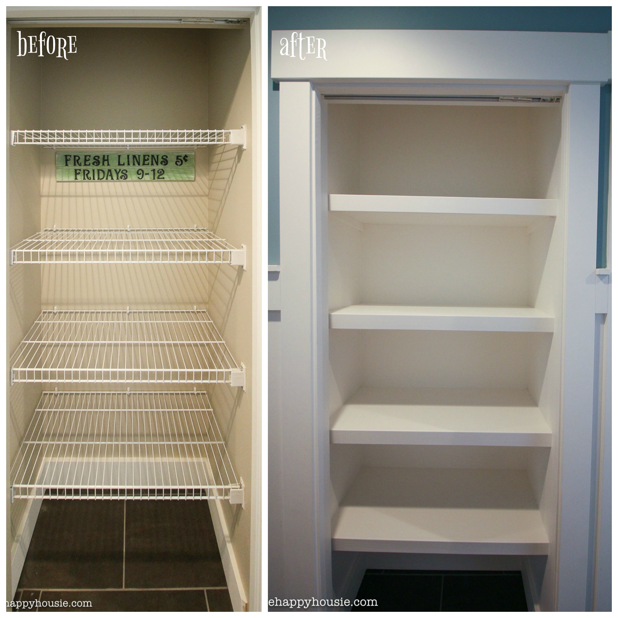 How To Replace Wire Shelves With Diy, How To Fix Wire Closet Shelving