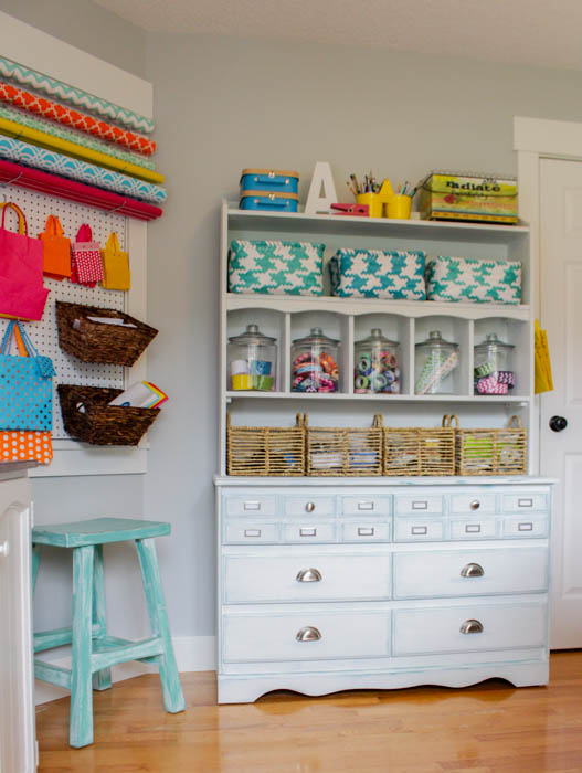 How to Store Your Craft Supplies in a Small Space - Decor by the
