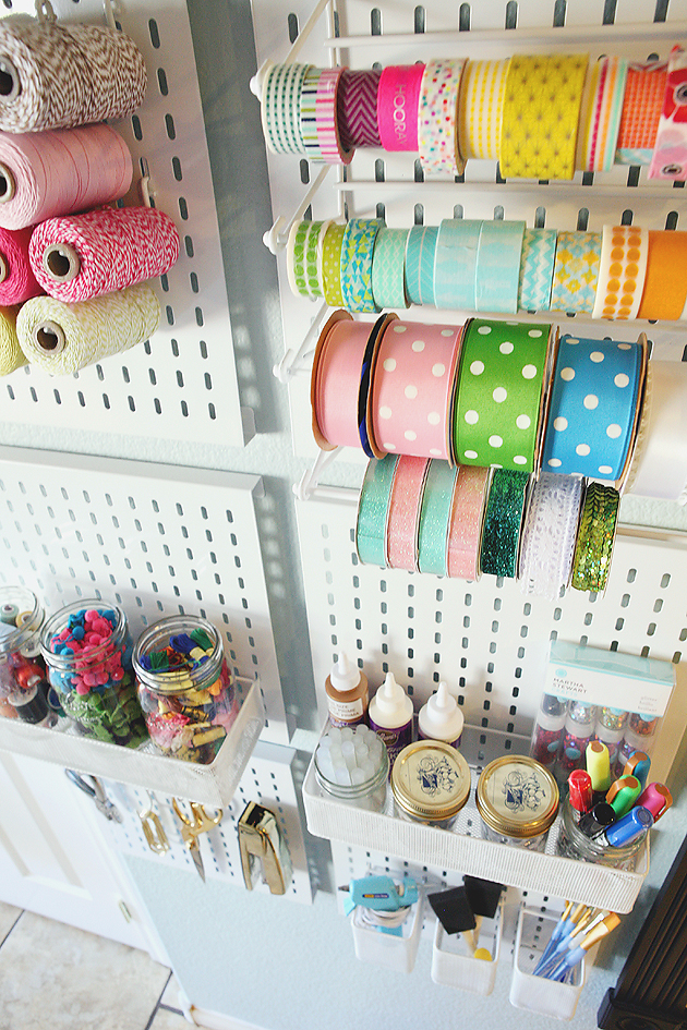 20 Inexpensive DIY Ways to Organize your Craft Supplies - Dwelling