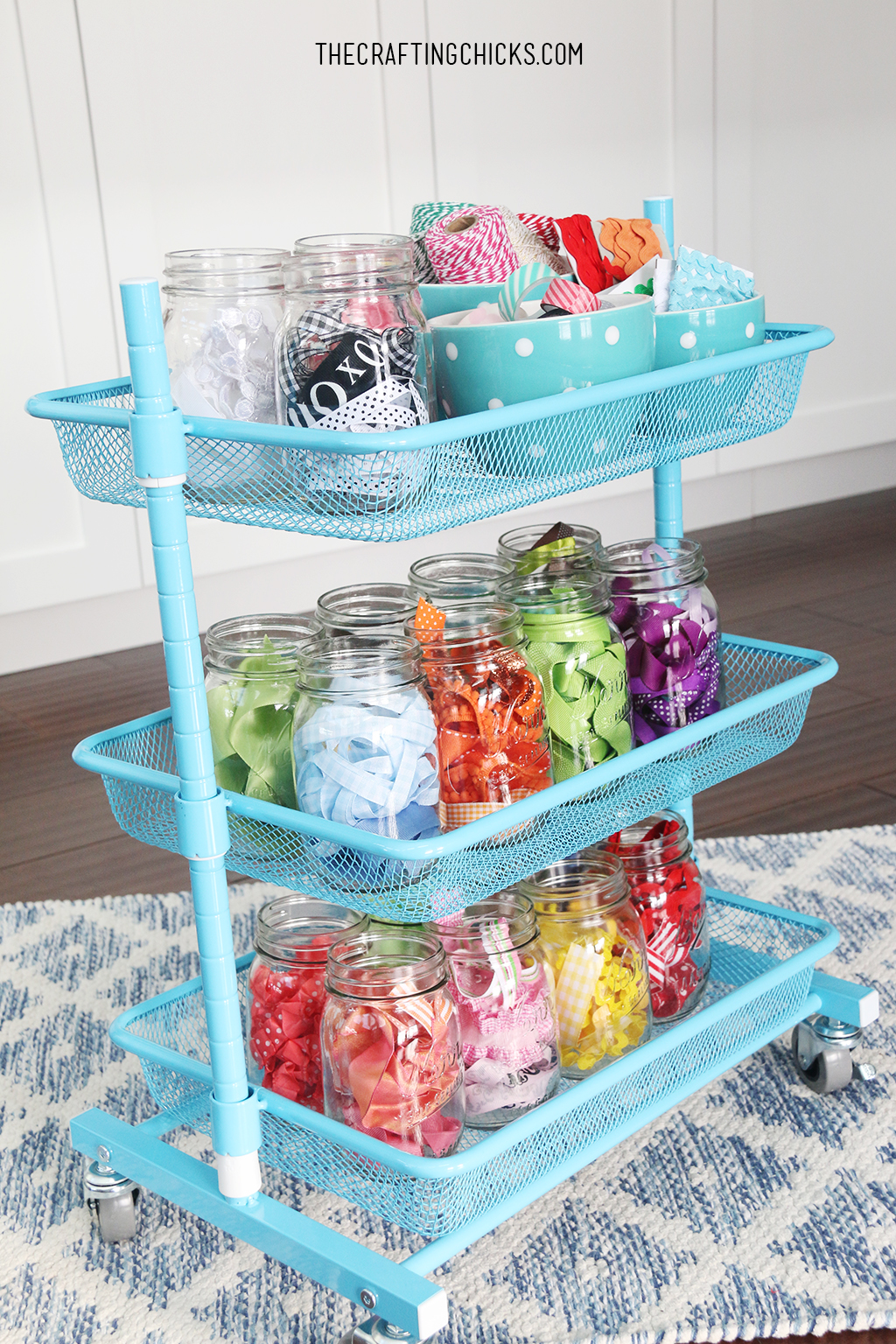 How to Store Your Craft Supplies in a Small Space - Decor by the Seashore