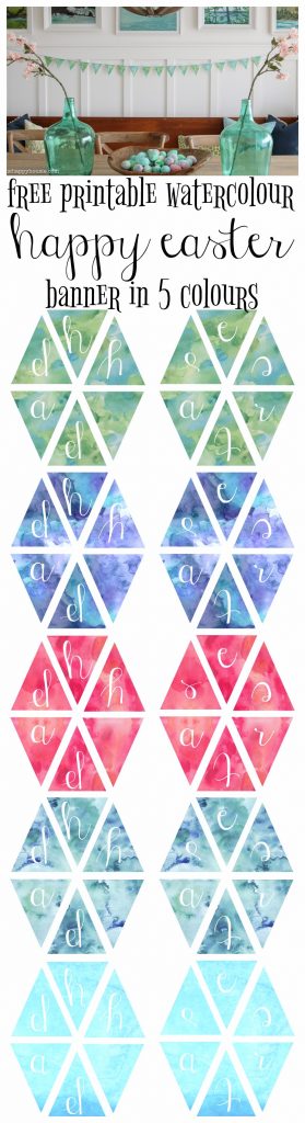 Free Printable Happy Easter Banner {& 30 Free Easter Printables} | The ...
