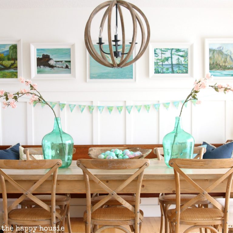 Spring Home Tour: Our Spring Entry Hall & Dining Room