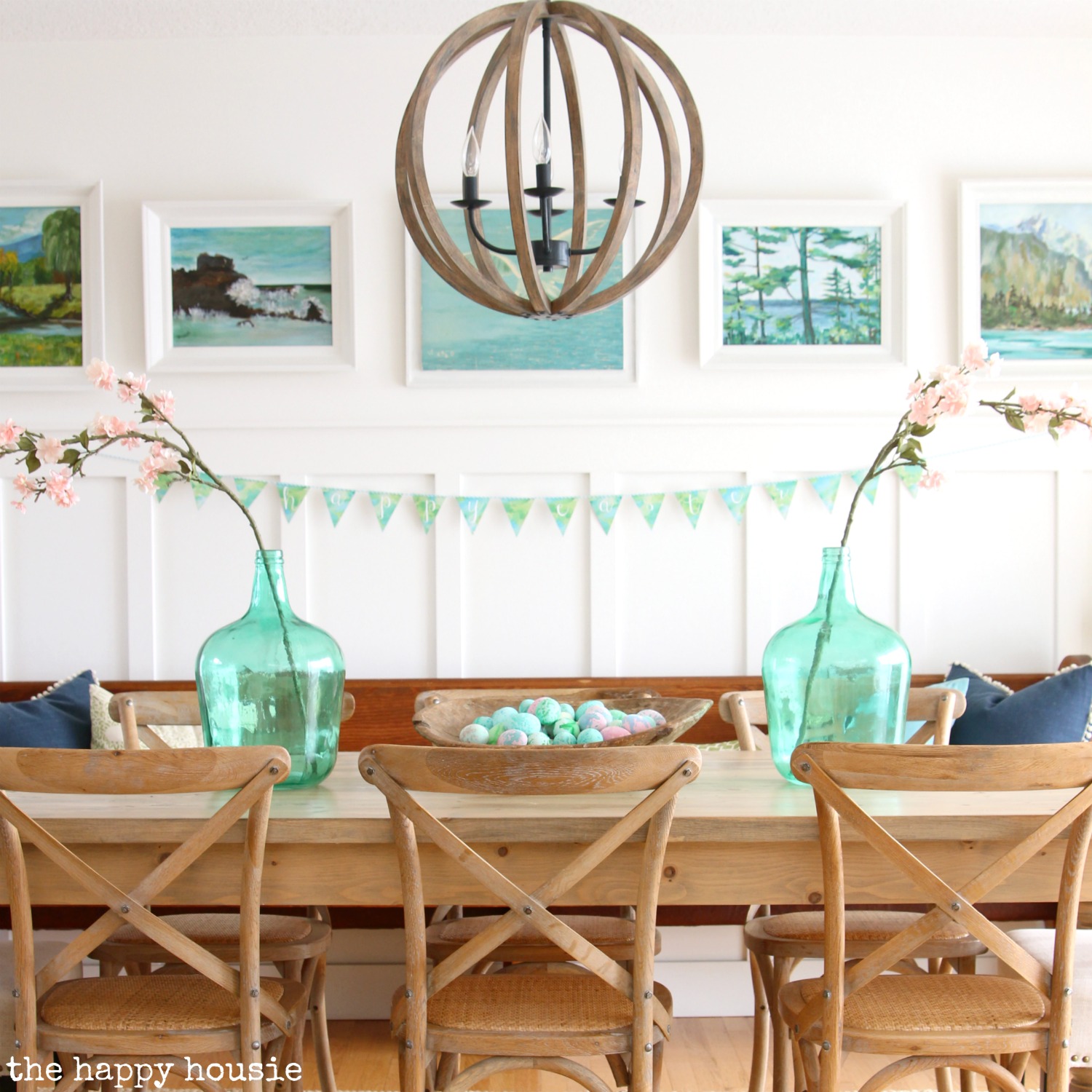 Spring Home Tour: Our Spring Entry Hall & Dining Room