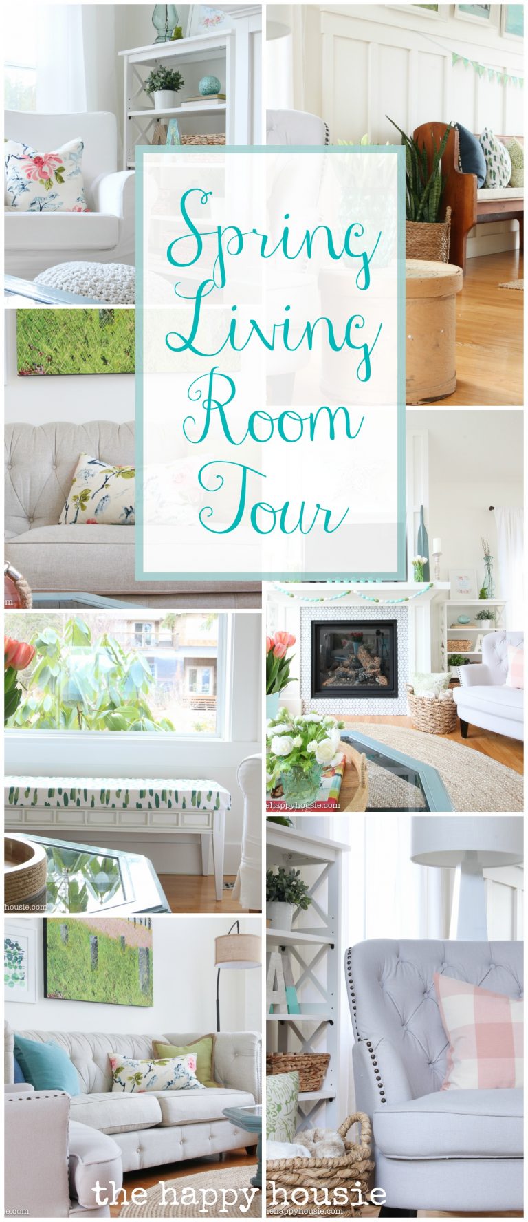 Seasonal Simplicity Spring Home Tour | The Happy Housie