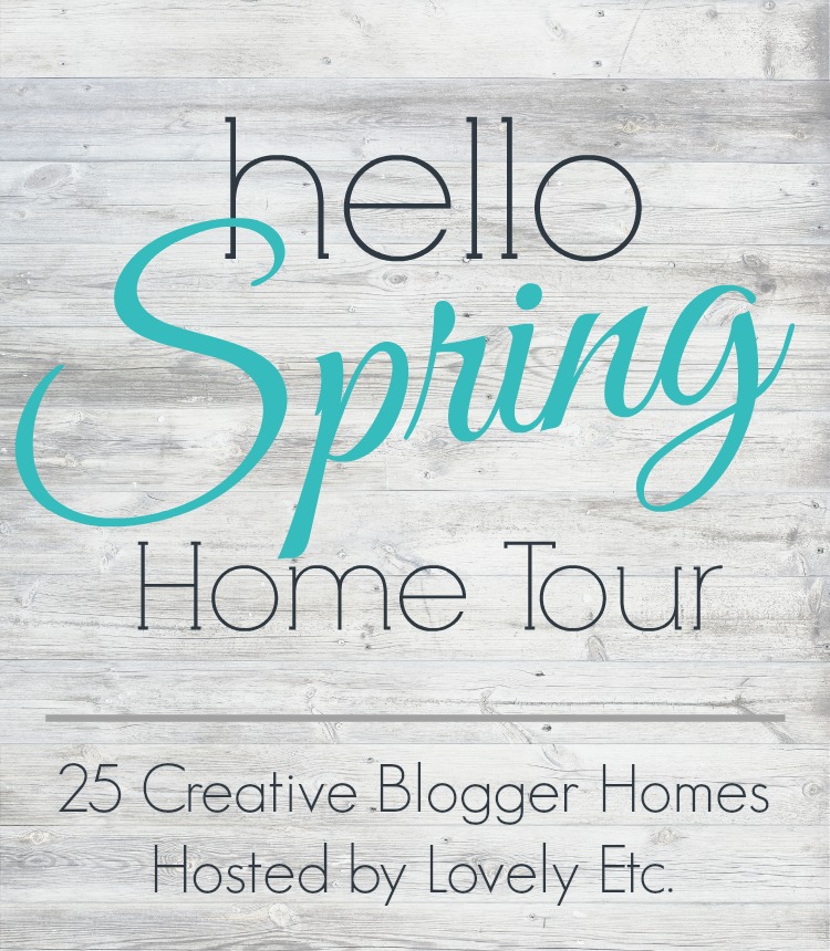 Hello Spring Home Tour graphic.
