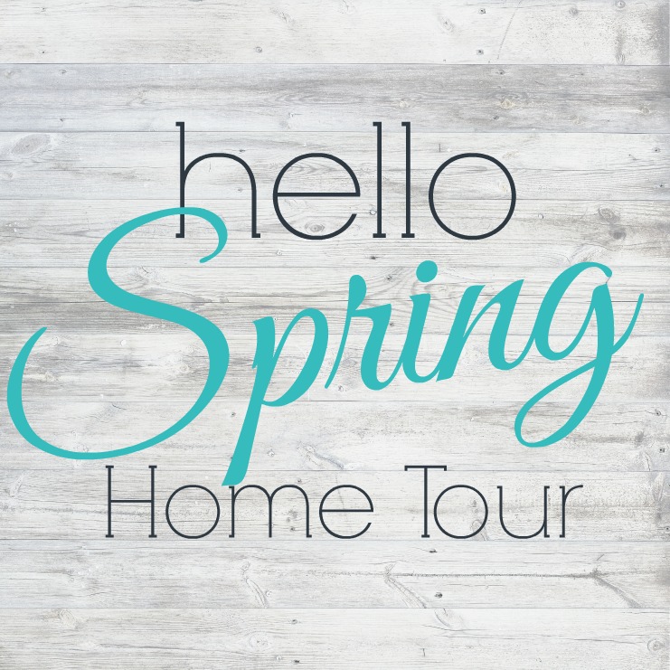 Hello Spring Home Tour poster.