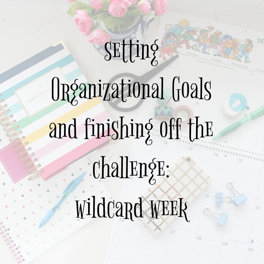 Setting Organizational Goals to Finish off the Challenge