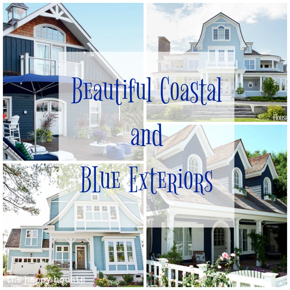 Beautiful Coastal & Blue Exteriors