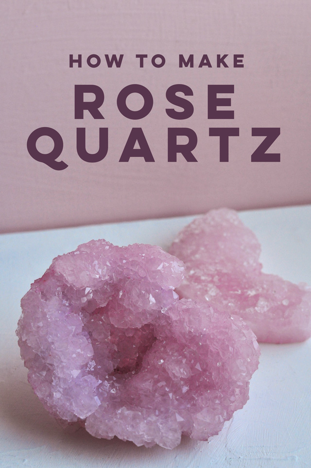How to make rose quartz poster.