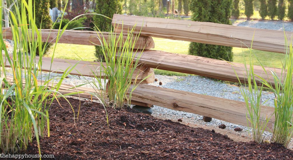 Split Rails Rustic Our New Split Rail Fence! | The Happy Housie