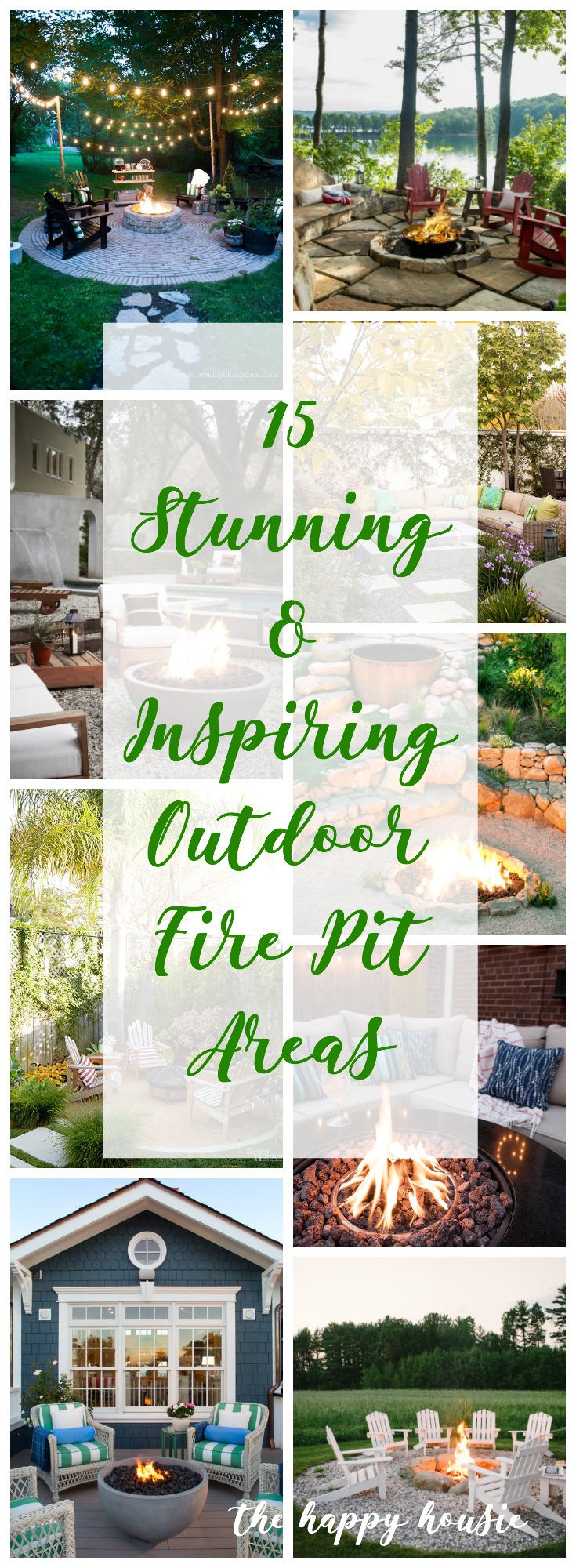15 stunning and inspiring outdoor fir pit areas graphic.