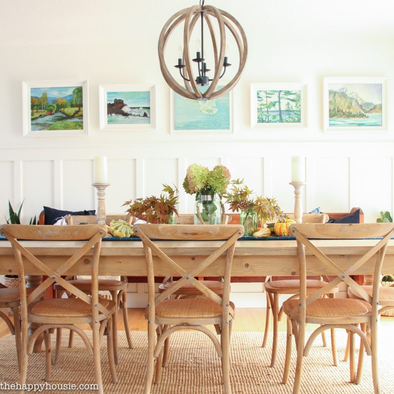 Fall Dining Room & Kitchen Tour