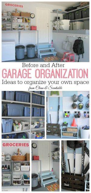20 Fab Garage Organization Ideas and Makeovers | The Happy Housie
