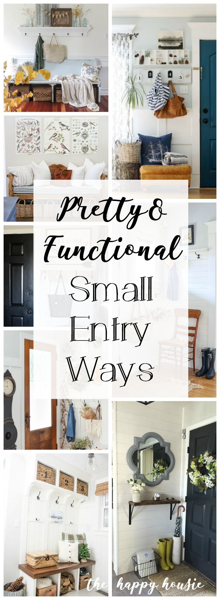 Pretty & Functional Small Entry Ways poster.